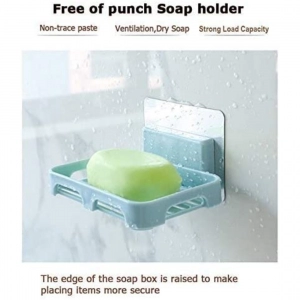 Generic Pack Of_2 Soap Holder Magic Sticker (Color: Assorted)