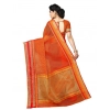 Women's Kota Doria Cotton Border Saree With Blouse (Orange, 5-6 Mtrs) Women's Kota Doria Cotton Border Saree With Blouse (Orange, 5-6 Mtrs)