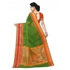 Women's Kota Doria Cotton Border Saree With Blouse (Green, 5-6 Mtrs) Women's Kota Doria Cotton Border Saree With Blouse (Green, 5-6 Mtrs)