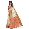 Women's Kota Doria Cotton Woven Butta Saree With Blouse (Cream, 5-6 Mtrs) Women's Kota Doria Cotton Woven Butta Saree With Blouse (Cream, 5-6 Mtrs)