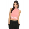 Women's Polyester, Knitting Western Wear Tops (Peach)