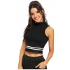 Women's Polyester, Knitting Western Wear Tops (Black)