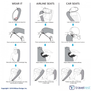 Generic Travel Neck Pillow (Color: Assorted)