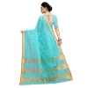 Women's Kota Doria Cotton Checked Saree With Blouse (Sky Blue, 5-6 Mtrs) Women's Kota Doria Cotton Checked Saree With Blouse (Sky Blue, 5-6 Mtrs)