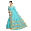 Women's Kota Doria Cotton Checked Saree With Blouse (Sky Blue, 5-6 Mtrs) Women's Kota Doria Cotton Checked Saree With Blouse (Sky Blue, 5-6 Mtrs)