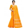 Women's Kota Doria Cotton Checked Saree With Blouse (Yellow, 5-6 Mtrs) Women's Kota Doria Cotton Checked Saree With Blouse (Yellow, 5-6 Mtrs)