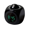 Digital LCD Display Colorful Voice Projection Alarm Clock (Color: Assorted)
