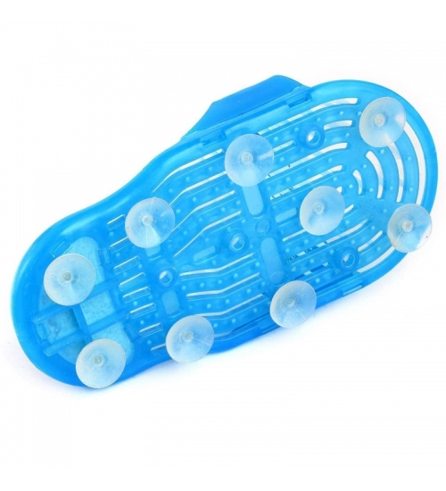 Easy Feet Shower Foot Massager Scrubber and Cleaner Slipper (Color: Assorted)