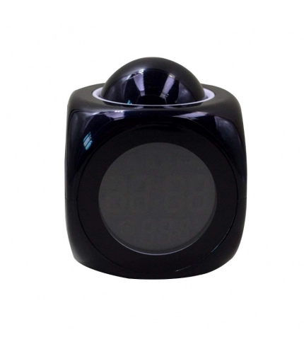 Digital LCD Display Colorful Voice Projection Alarm Clock (Color: Assorted)