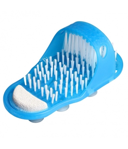 Easy Feet Shower Foot Massager Scrubber and Cleaner Slipper (Color: Assorted)