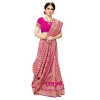 Women's Jacquard Silk Kanjivaram Jacquard Silk Saree With Blouse (Pink, 5-6 Mtrs) Women's Jacquard Silk Kanjivaram Jacquard Silk Saree With Blouse (Pink, 5-6 Mtrs)