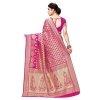 Women's Jacquard Silk Kanjivaram Jacquard Silk Saree With Blouse (Pink, 5-6 Mtrs) Women's Jacquard Silk Kanjivaram Jacquard Silk Saree With Blouse (Pink, 5-6 Mtrs)
