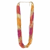 Dropship Women's Designer Elegant Multi Layer Multi Color Beads Necklace (Color: Multi Color)