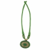 Dropship Women's Green Color Designer Tibetan Style Fashion Necklace Set (Color: Green)