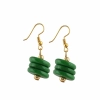 Dropship Women's Green Color Designer Tibetan Style Fashion Necklace Set (Color: Green)