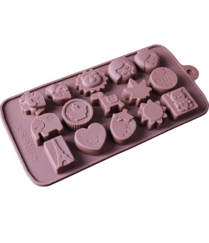 Silicone Chocolate Mold (Color: Assorted)