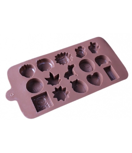 Silicone Chocolate Mold (Color: Assorted)
