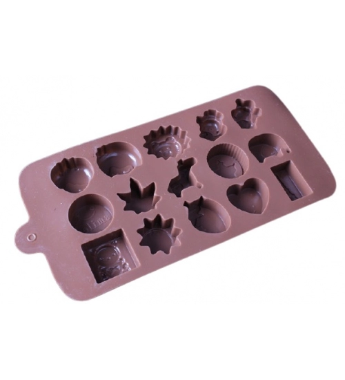 Silicone Chocolate Mold (Color: Assorted)