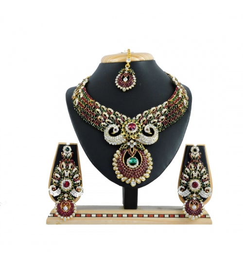 Women's Alloy Necklace set (Multicolor)