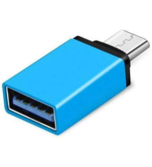 Pack Of_5 Type C Otg Metal Big Head (Color: Assorted)