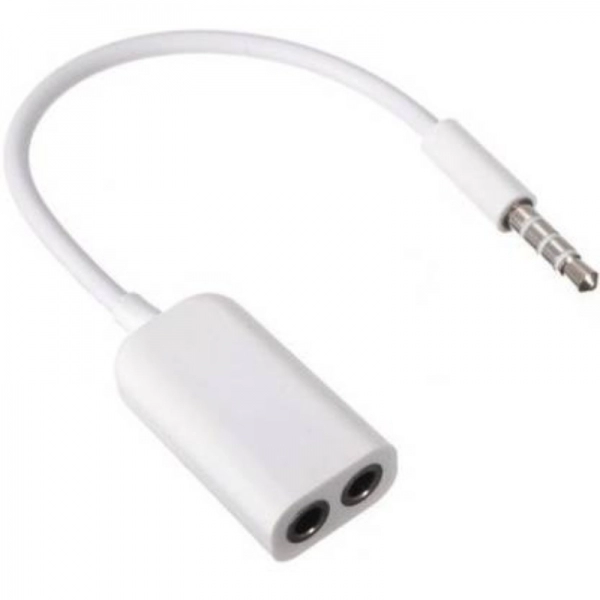 Dropship Pack Of_3 Dual Earphones Handsfree Connector (Color: Assorted)