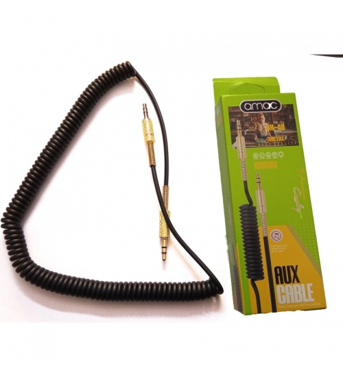 Pack Of_2 Brand Ch_43 3Mtr Aux Cable (Color: Assorted)