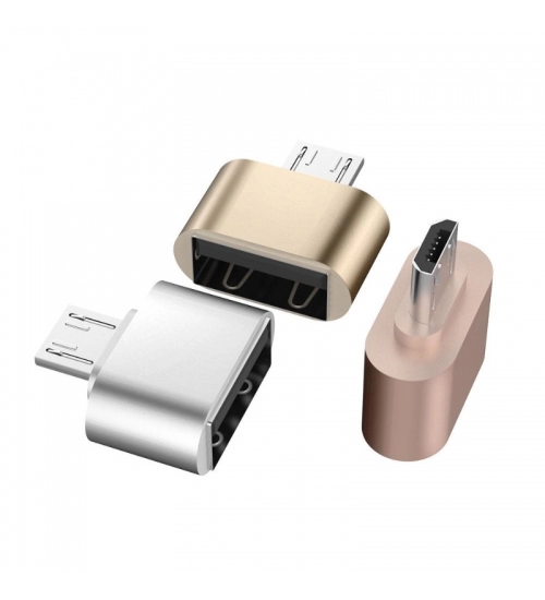 Pack Of_10 Metal Otg (Color: Assorted)