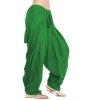 Dropship Women's Cotton Solid Patiyala (Color:Green)
