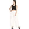 Dropship Women's Rayon Palazzo (Color:White)