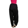 Dropship Women's Cotton Solid Patiyala (Color:Black)