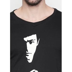 Generic Men's Cotton Slim Fit Full Sleeve T-Shirt (Material: Cotton, (Color:Black)