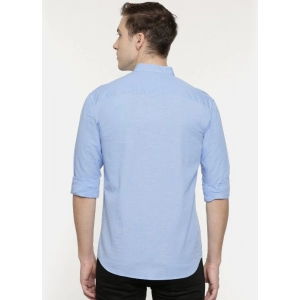 Generic Men's Cotton Casual Shirt (Material: Cotton, (Color:Light Blue)