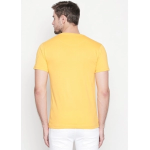 Generic Men's Cotton Slim Fit Half Sleeve T-Shirt (Material: Cotton, (Color:Yellow)