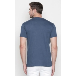 Generic Men's Cotton Slim Fit Half Sleeve T-Shirt (Material: Cotton, (Color:Blue)