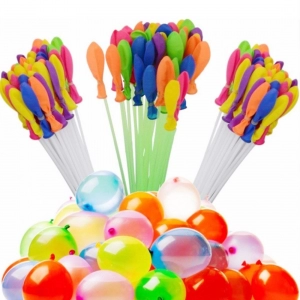Generic Pack Of 2_111 Pieces Set Holi Magic Water Balloons for Kids (Color: Assorted)
