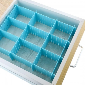 Generic Pack Of 2_Adjustable Drawer Organizer and Kitchen Board Divider (Color: Assorted)