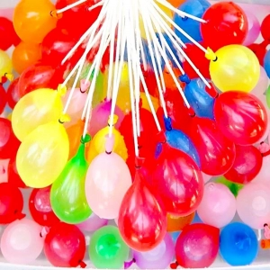 Generic Pack Of 2_111 Pieces Set Holi Magic Water Balloons for Kids (Color: Assorted)