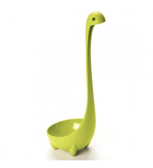 Pack Of_2 Nessie Ladle Dinosaur Long Handle Soup Spoons (Color:Assorted)