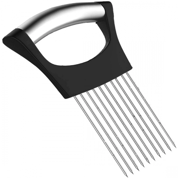 Dropship Stainless Steel Onion Cutter Onion Holder (Color:Assorted)