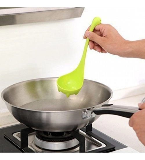 Pack Of_2 Nessie Ladle Dinosaur Long Handle Soup Spoons (Color:Assorted)