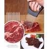 Dropship Stainless Steel Onion Cutter Onion Holder (Color:Assorted)