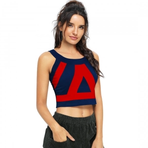 Generic Women's 95% Polyester 5% Spandex Western Wear Tops (Red)