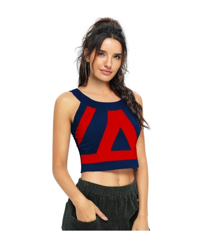 Women's 95% Polyester 5% Spandex Western Wear Tops (Red)