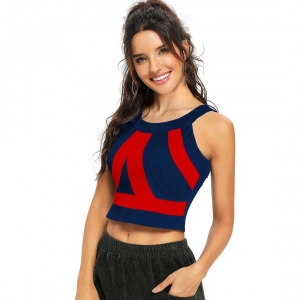 Generic Women's 95% Polyester 5% Spandex Western Wear Tops (Red)