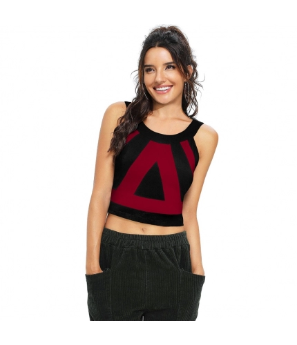 Women's 95% Polyester 5% Spandex Western Wear Tops (Maroon)