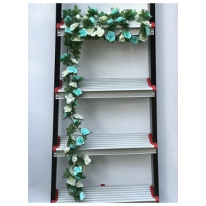 Generic Artificial Rose Vine Flowers Plants Artificial Flower Creeper Hanging Rose For Home Decoration (Color: Multi, Material: Silk Polyester)