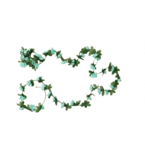Generic Artificial Flower Creeper Hanging Rose Garland For Home Decoration (Color: Blue, Material: Silk Polyester)