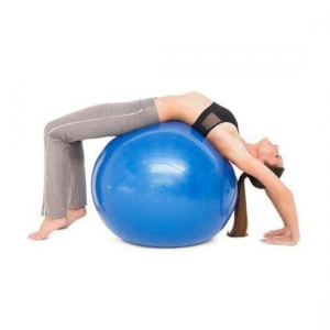 Generic Burst Exercise Gym Ball 75cm with Pump (Color: Assorted)