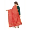 Women's Cotton Jari Woven Work Dupatta (Red, Length:2-2.4 mtr) Women's Cotton Jari Woven Work Dupatta (Red, Length:2-2.4 mtr)