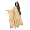 Women's Cotton Jari Woven Work Dupatta (Beige, Length:2-2.4 mtr) Women's Cotton Jari Woven Work Dupatta (Beige, Length:2-2.4 mtr)